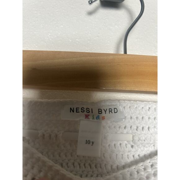 Messi Byrd Britney White Kids Crochet Rainbow Skirt Cover Up Size 10 Years - Picture 2 of 4